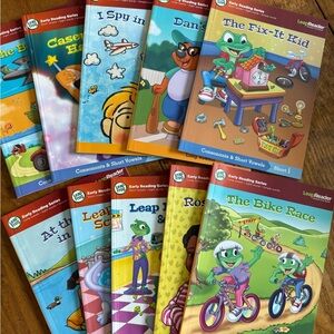 Leap Frog pen & books kids Early Learning Series”